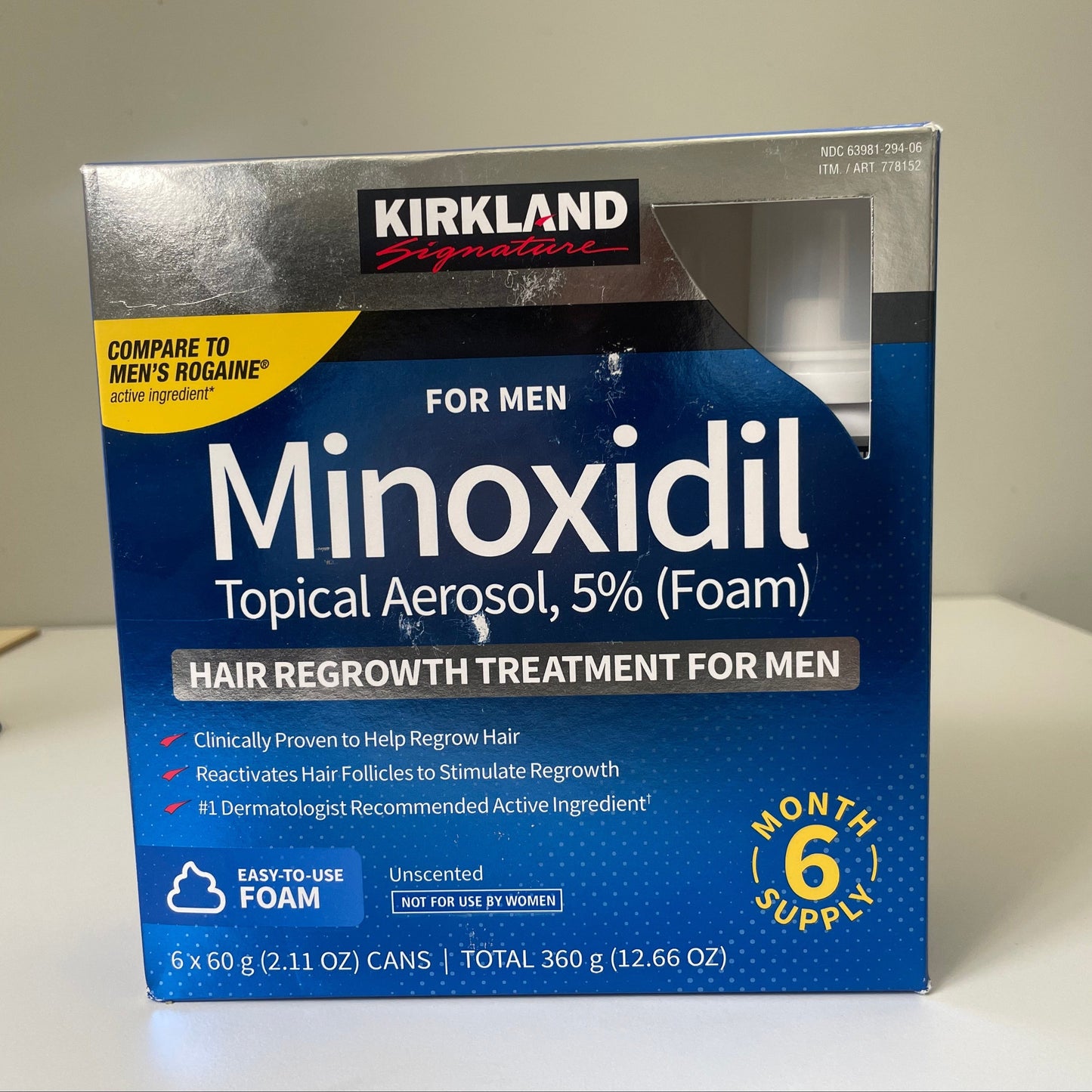 Kirkland Minoxidil 5% Foam