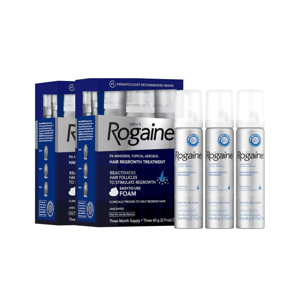 Rogaine for men Minoxidil 5% hair regrowth treatment 